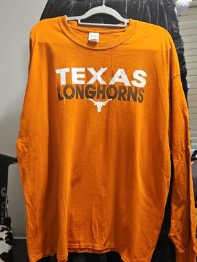 Gildan Texas Longhorns Orange Long Sleeve Tee